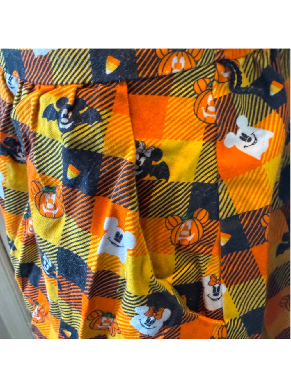 Stitch Shoppe Halloween Mickey Mouse Plaid Midi Dress Size 1XL - Picture 5 of 13